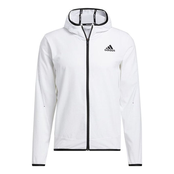 Куртка Adidas H.rdy Warri Jkt Sports Training Breathable Men's White, Белый