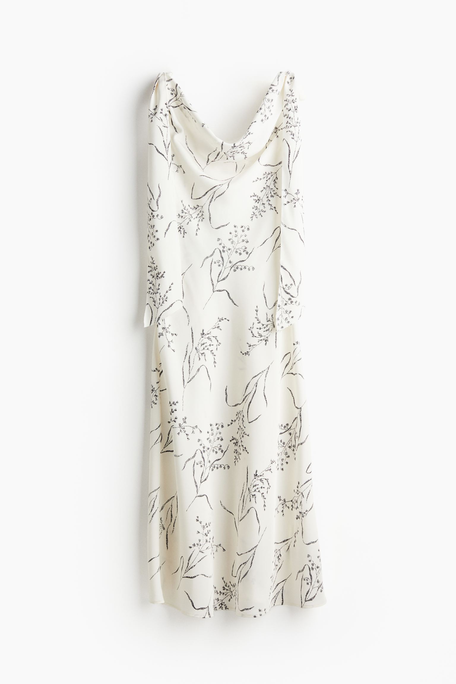 Платье H&M Tie-strap, белый