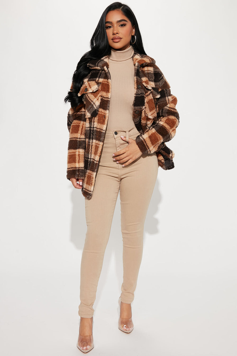 

Джинсы скинни Fashion Nova P88P, хаки