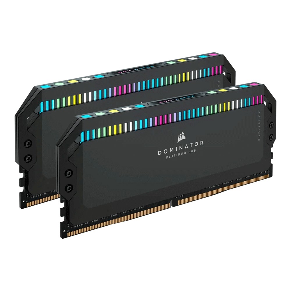 Оперативная память Corsair DOMINATOR Platinum RGB, 32 Гб (2x16), DDR5-6200 МГц, CL36, CMT32GX5M2X6200C36, черный