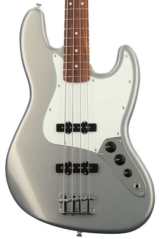 

Fender Player Jazz Bass - серебристый с накладкой Pau Ferro 0149903581
