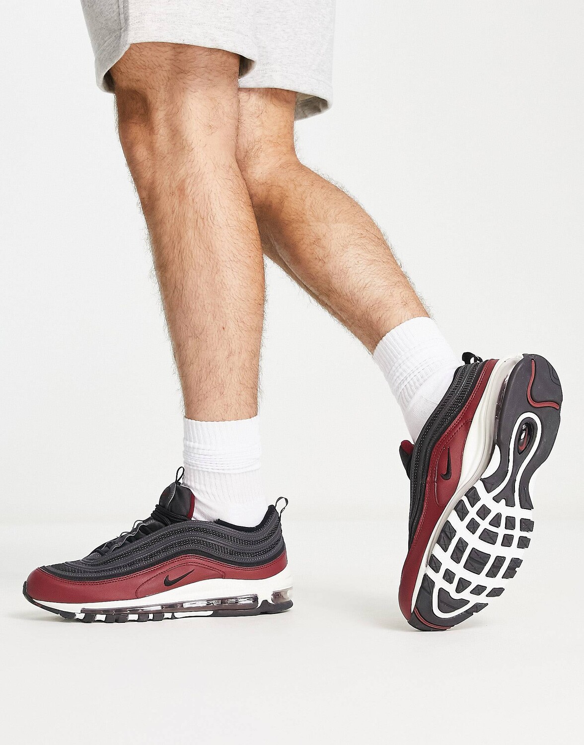 

Кроссовки Nike Air Max 97, черный/красный/белый