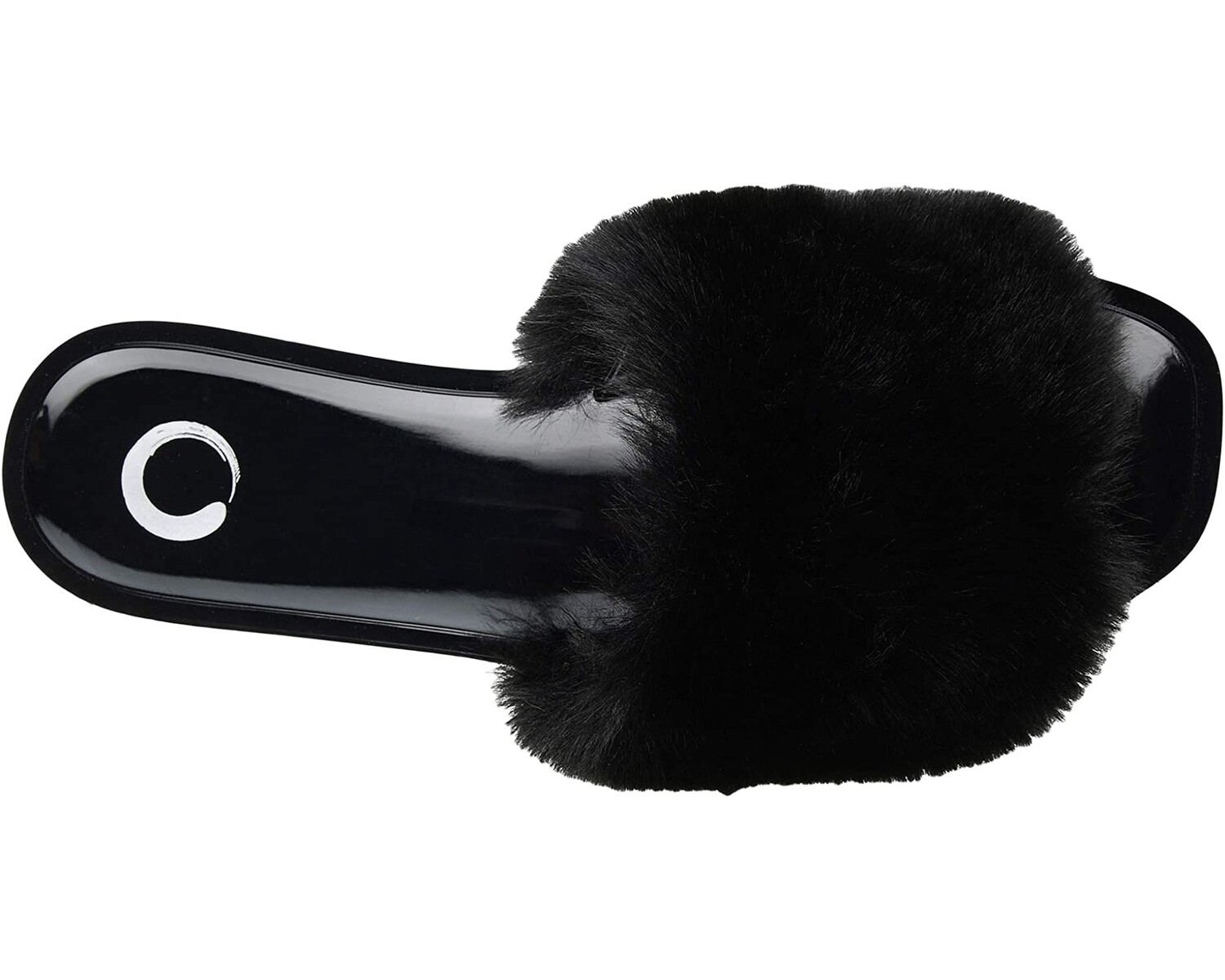 

Сандалии Faux Fur Dusk Slide Journee Collection, черный