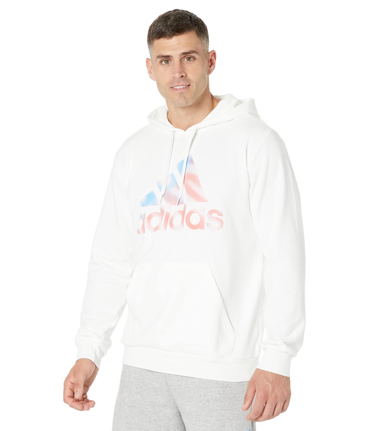

Толстовка Adidas Americana Badge of Sport, белый