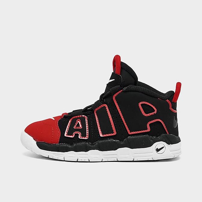 

Кроссовки для малышей Nike Air More Uptempo, черно-красный
