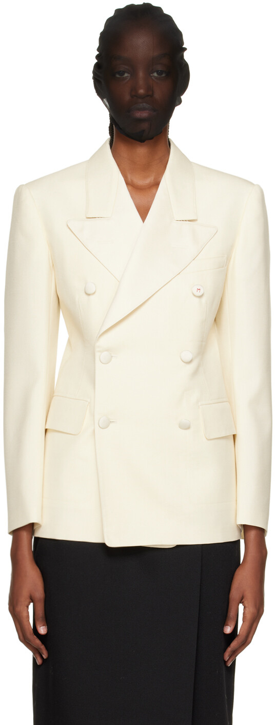 

Двубортный блейзер Off-White Maison Margiela
