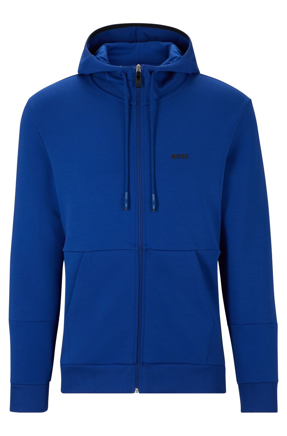 

Толстовка Hugo/Hugo Boss Cotton-blend Zip-up With Embroidered Logo, синий