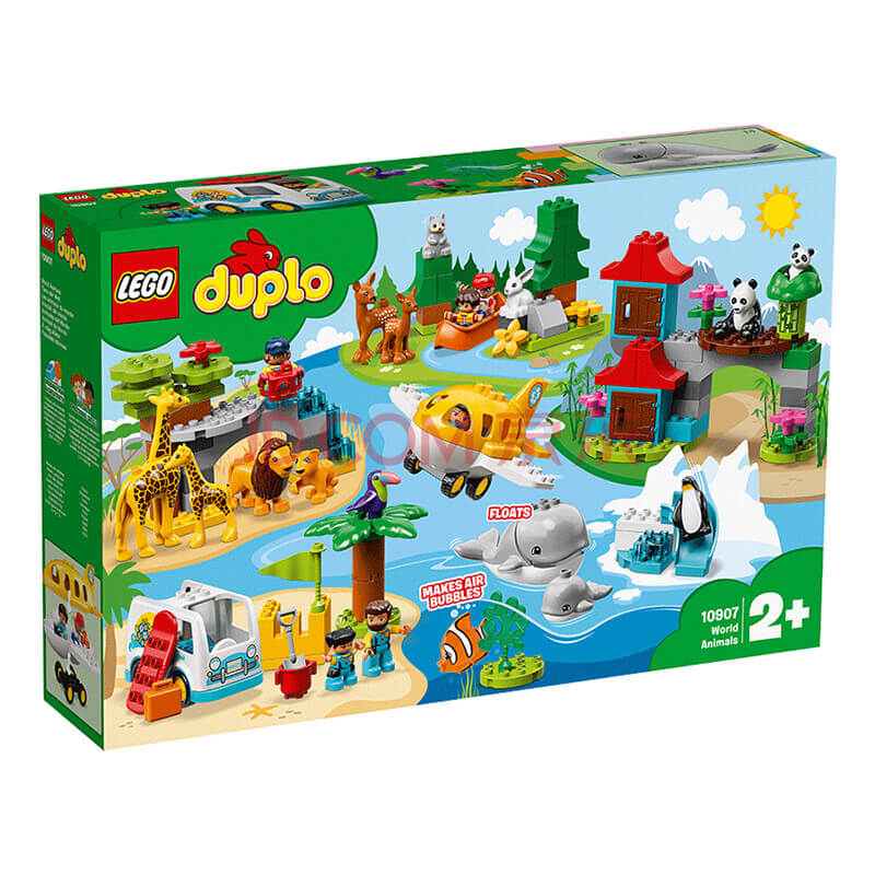 цена Конструктор Lego 10907 DUPLO Животные мира, 121 деталь