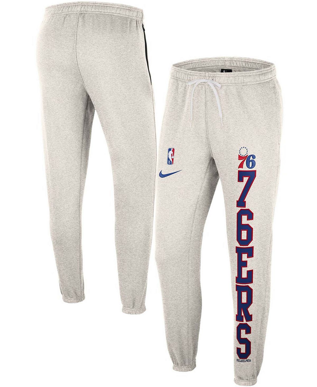 

Мужские флисовые брюки ash, royal philadelphia 76ers 75th anniversary courtside Nike, мульти