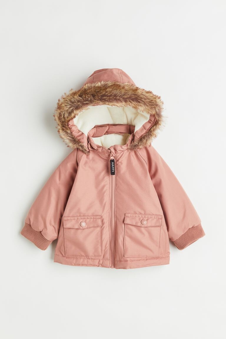 

Куртка с капюшоном H&M, розовый