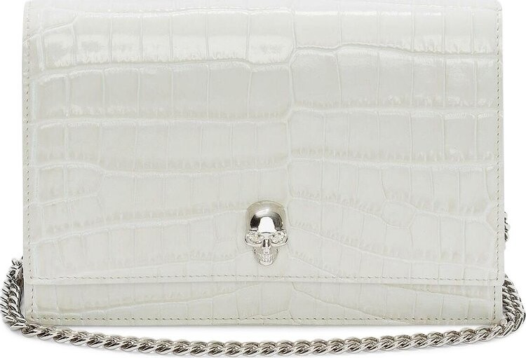 

Сумка Alexander McQueen Skull Bag Bone, белый