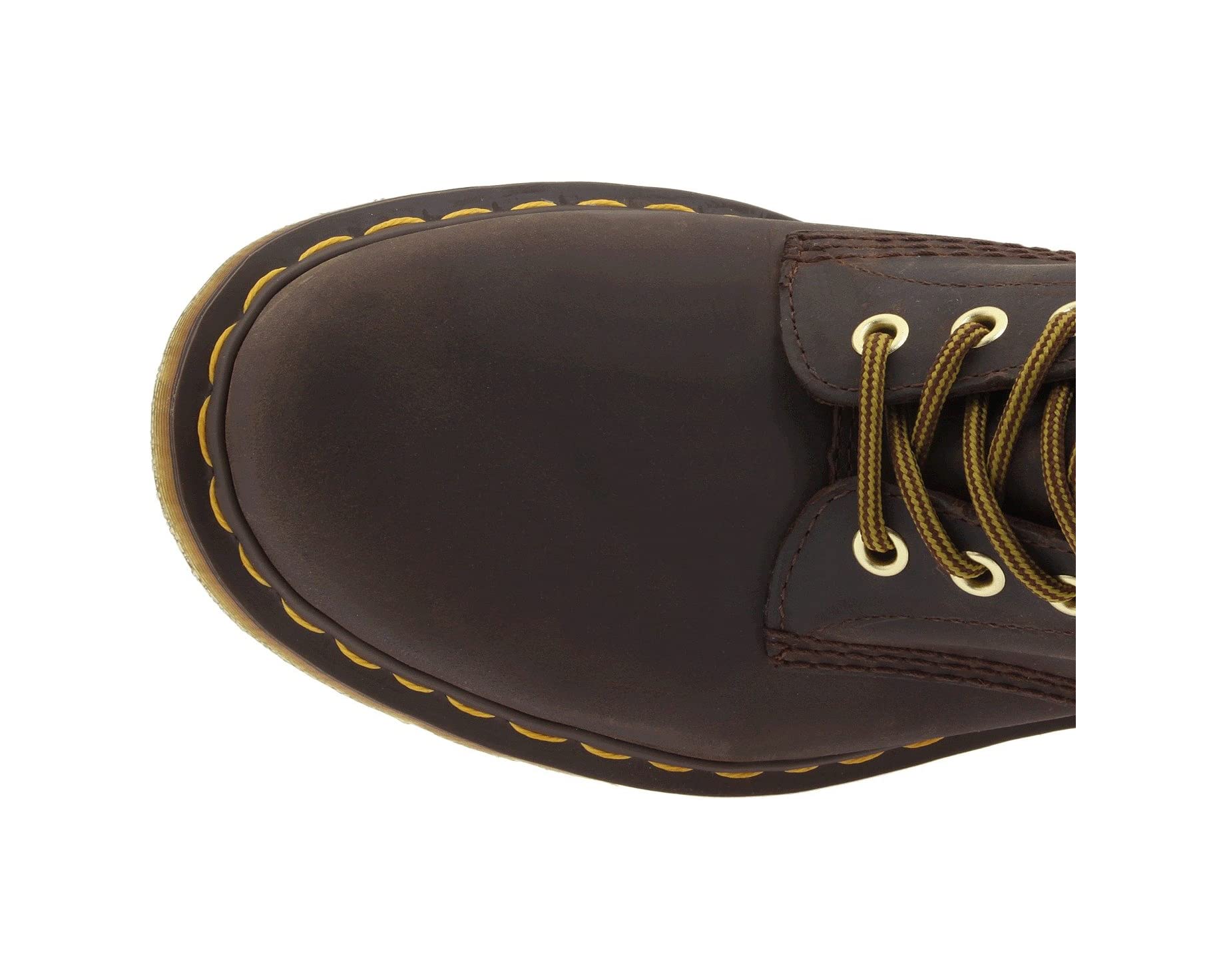 Ботинки 1460 Crazy Horse Leather Boots Dr. Martens, коричневый цена и фото