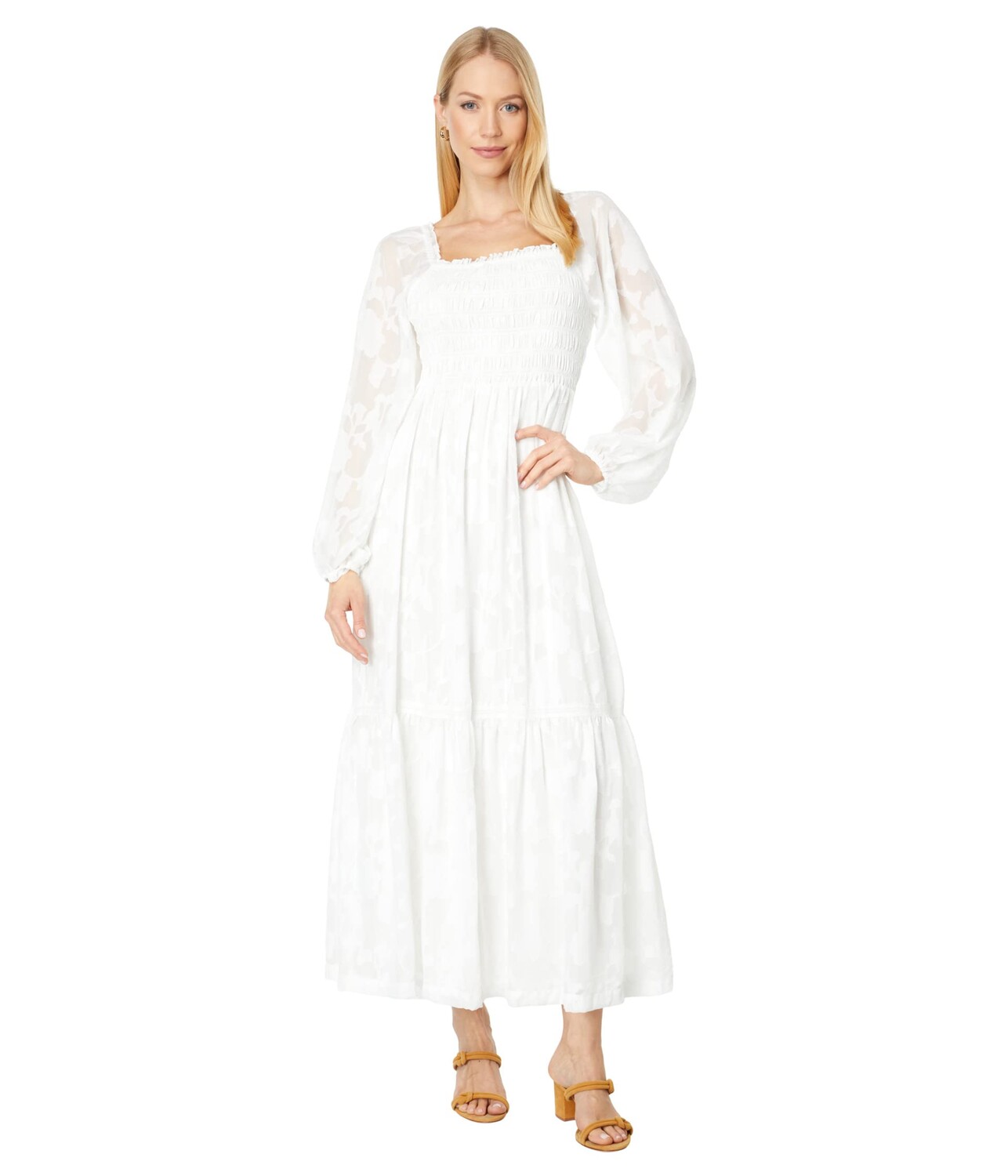 

Платье Saltwater Luxe, Nancey Long Sleeve Collection Maxi Dress