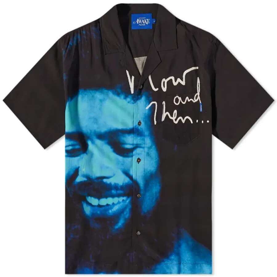 Рубашка Awake NY x Gil Scott Heron Vacation Shirt, черный компакт диски bgp records scott heron gil free will cd