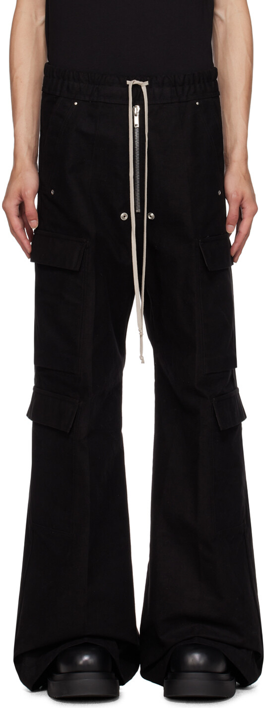 

Черные брюки-карго Belas Rick Owens, Черный