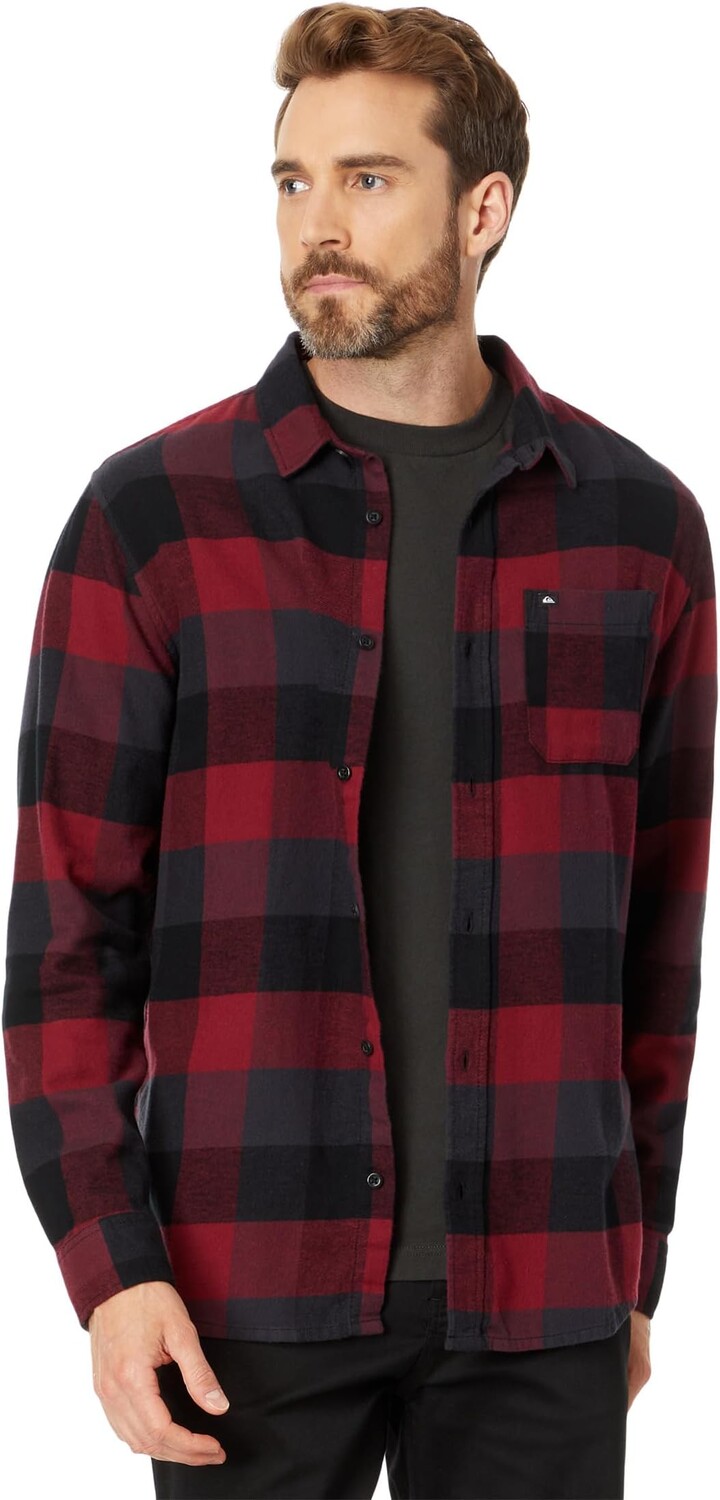 

Рубашка Motherfly Long Sleeve Flannel Quiksilver, цвет Black Motherfly