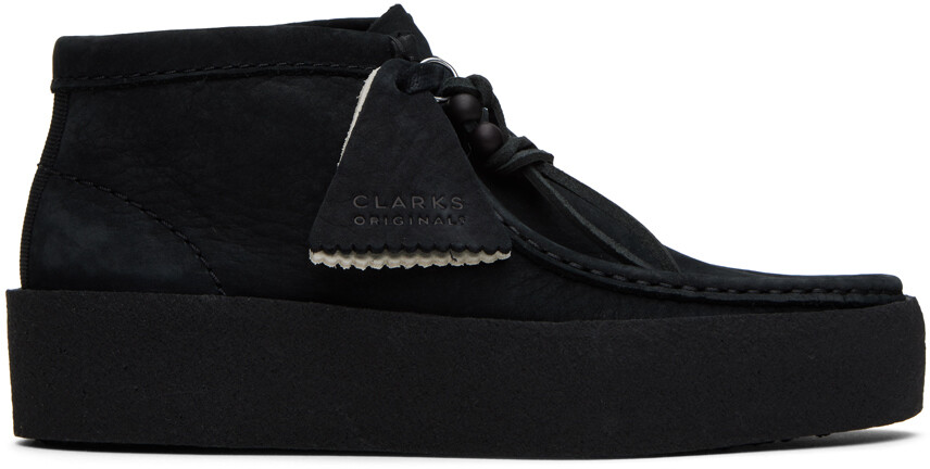 

Черные ботинки Clarks Originals Wallabee Cup, Черный