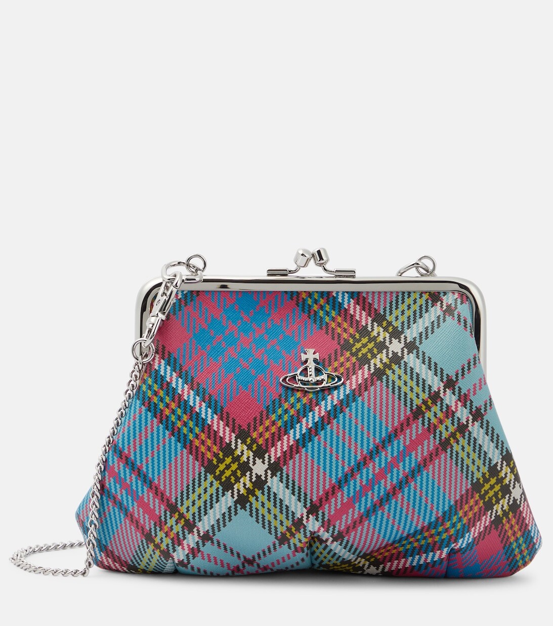 

Клатч Granny Frame в клетку тартан Vivienne Westwood, разноцветный