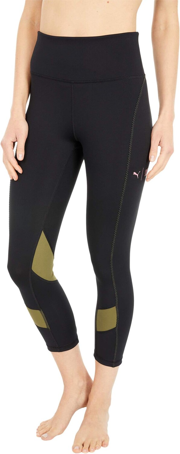 

Брюки First Mile 3/4 Eclipse Tights PUMA, цвет Puma Black/Burnt Olive