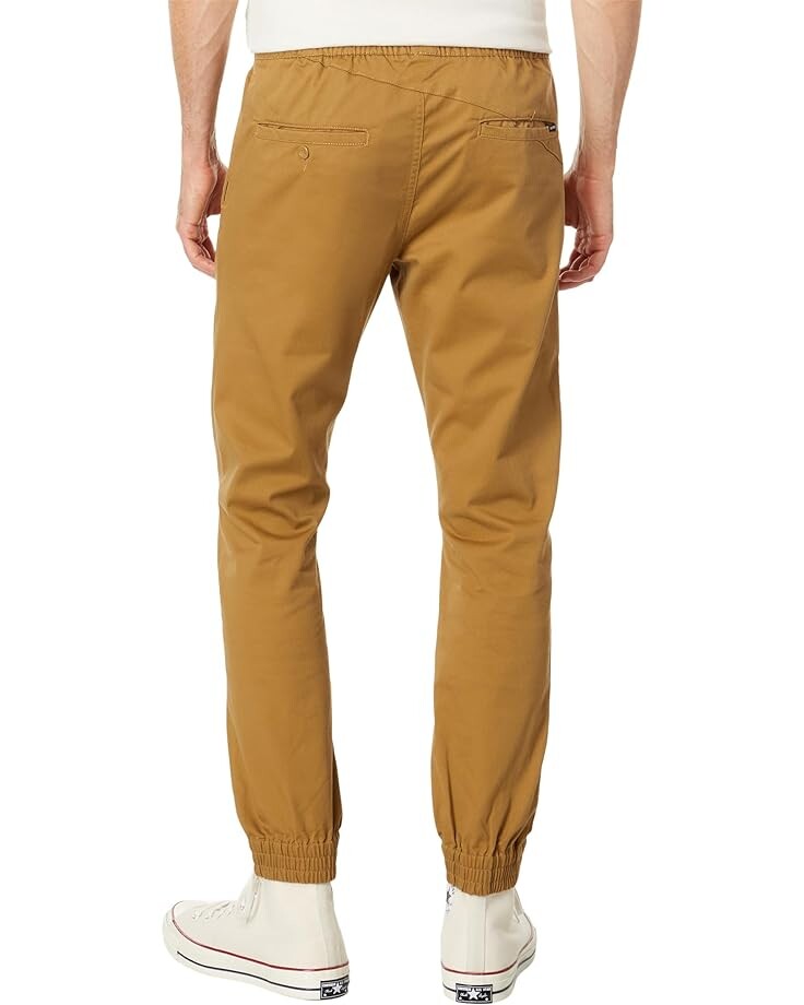 

Брюки Volcom Frickin Slim Joggers, цвет Dark Khaki