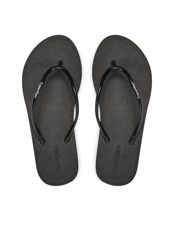 

Шлепанцы Calvin Klein Chancletas Flatform Ff Deboss Logo Tpu, черный