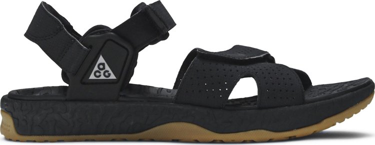 Сандалии Nike ACG Air Deschutz 'Black Gum', черный кроссовки nike acg air deschutz black iron grey черный