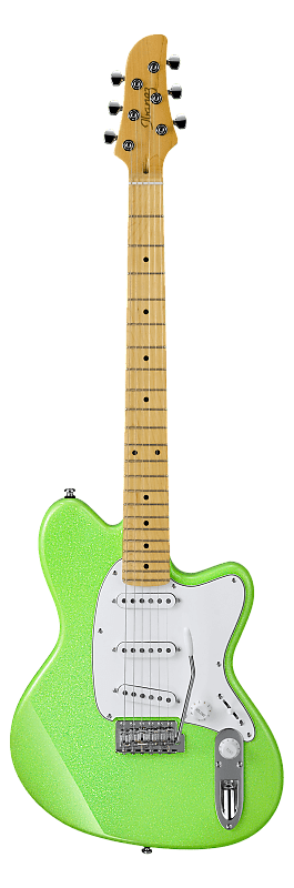 Электрогитара Ibanez Yvette Young Signature YY10 - Slime Green Sparkle Yvette Young Signature YY10 Electric Guitar