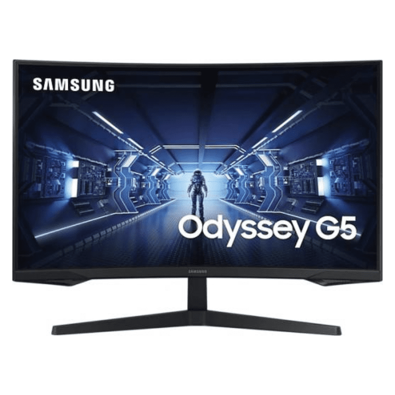 Монитор Samsung G5 Odyssey 32 LC32G55TQWMXUE,HDR10 — черный, изогнутый экран 1000R, 144 Гц, 1 мс, FreeSync, WQHD 1440p