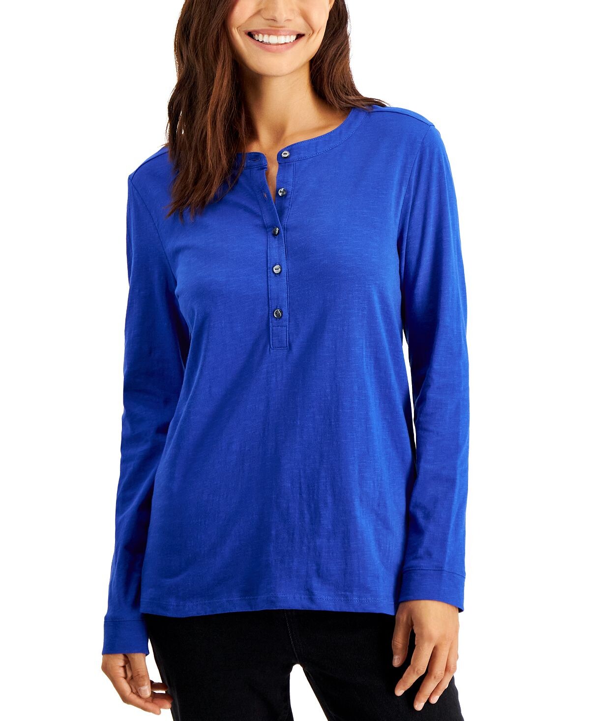 

Топ henley, созданный для macy's Style & Co