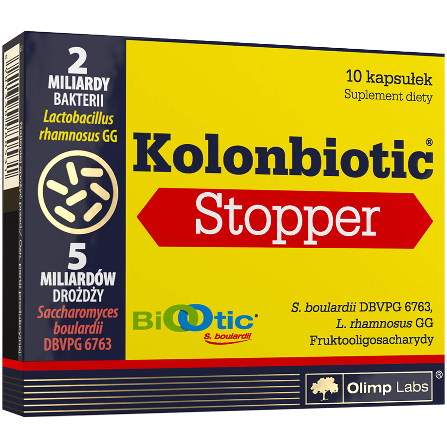 Olimp Kolonbiotic Stopper биологически активная добавка, 10 таблеток/1 упаковка