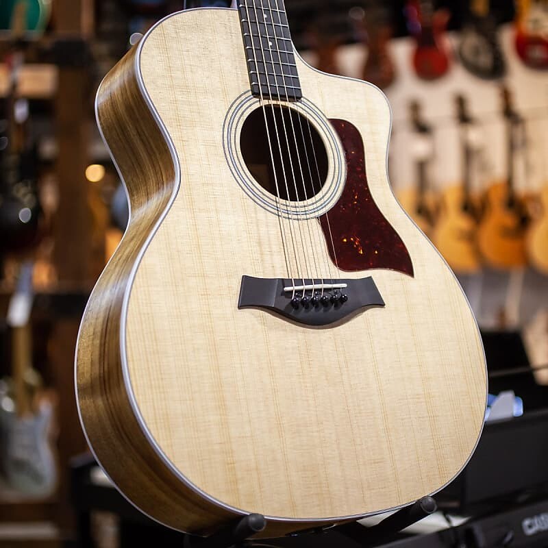 

Taylor 214ce-K Koa Grand Auditorium Acoustic/Electric со структурированной сумкой для концерта