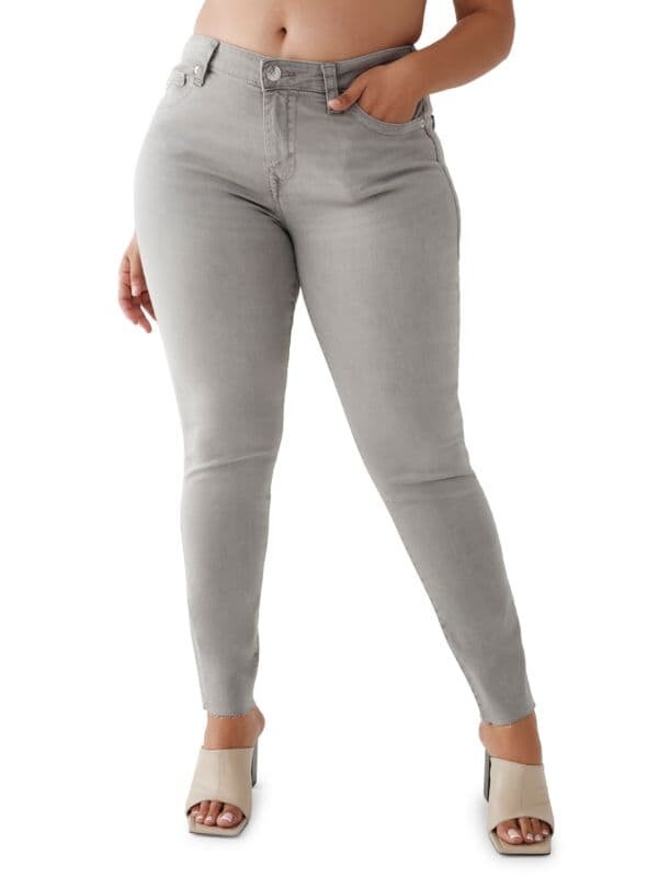 

Джинсы - Cкинни True Religion Jennie со средней посадкой, light wash