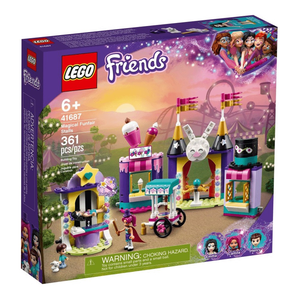 Конструктор LEGO Friends 41687 Волшебные ярмарочные стенды цена и фото