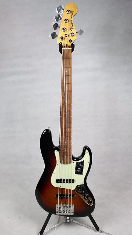 

Fender Player Plus Jazz Bass V Pau Ferro Fingerboard 3-Tone Sunburst с сумкой