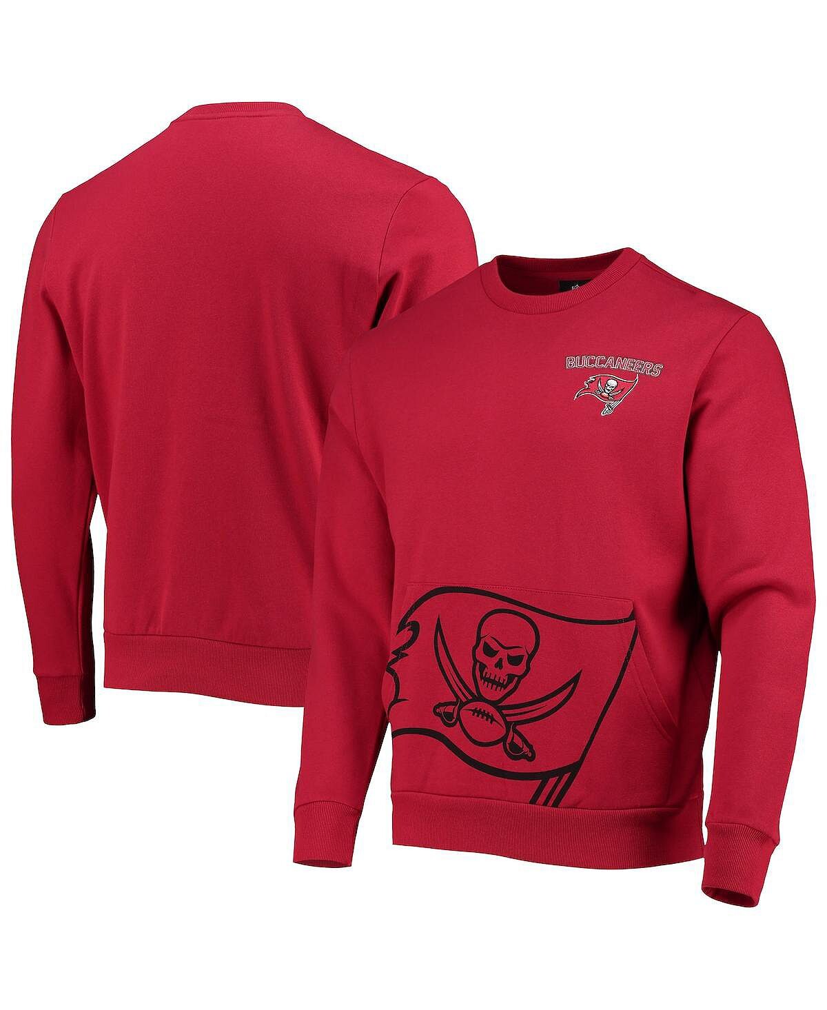 

Мужской красный свитер с карманами tampa bay buccaneers FOCO, красный