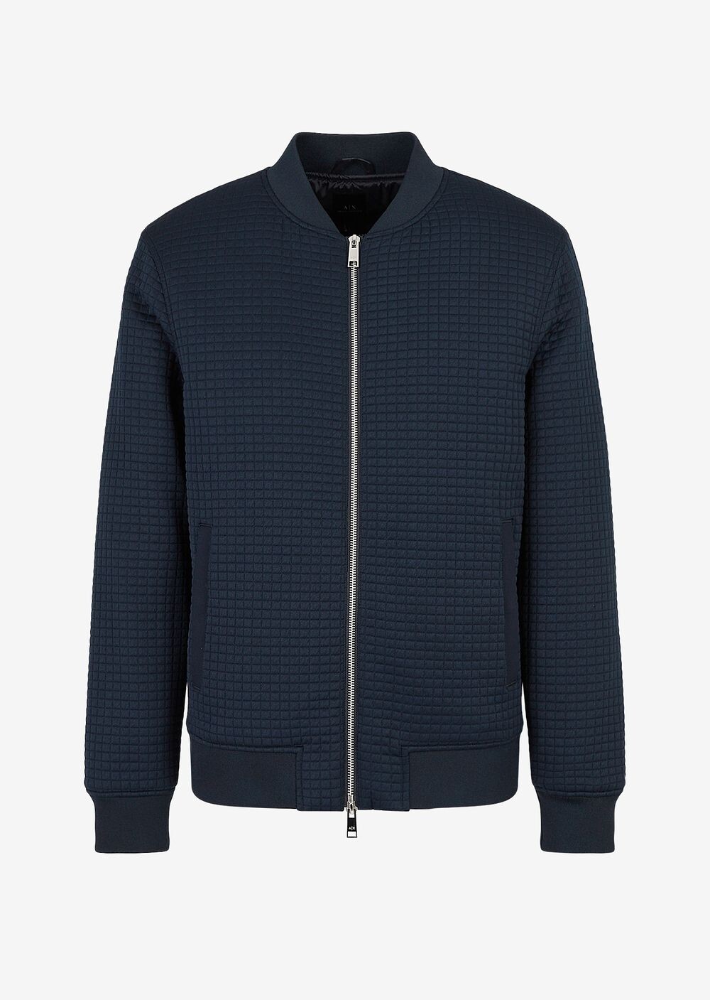 

Стеганая куртка из джерси стрейч из полиэстера Armani Exchange, синий