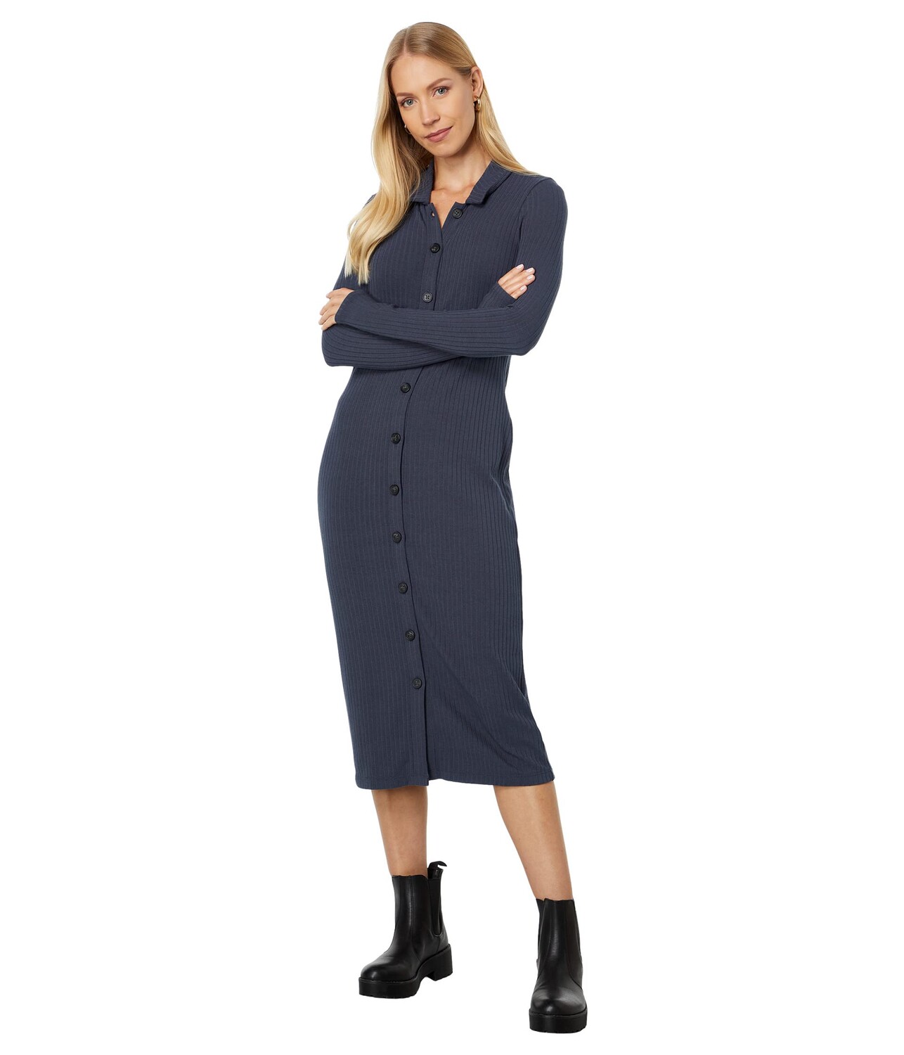 

Платье Madewell, Button-Front Midi Shirtdress