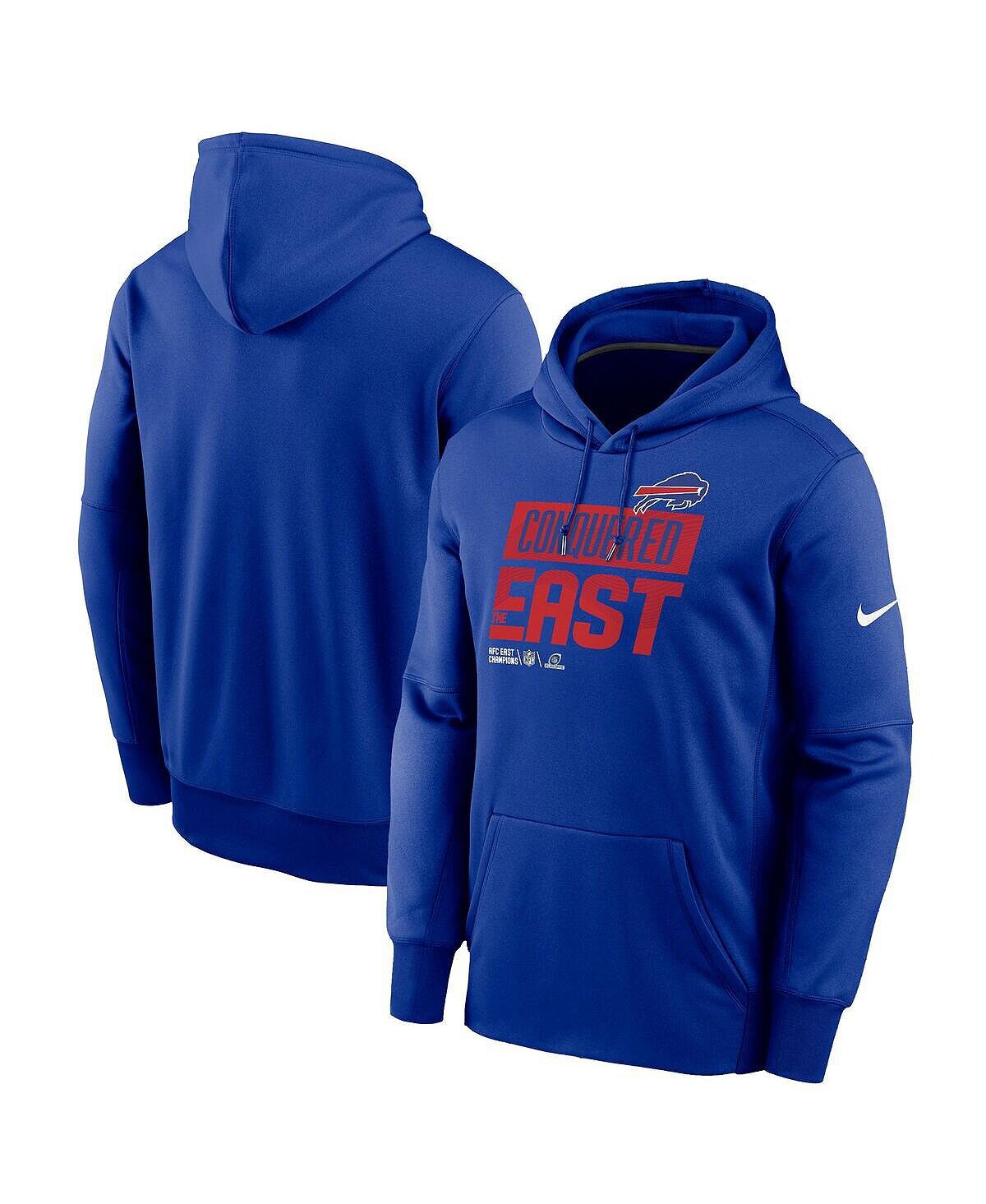 

Мужская толстовка с капюшоном royal buffalo bills 2022 afc east division champions locker room trophy collection Nike