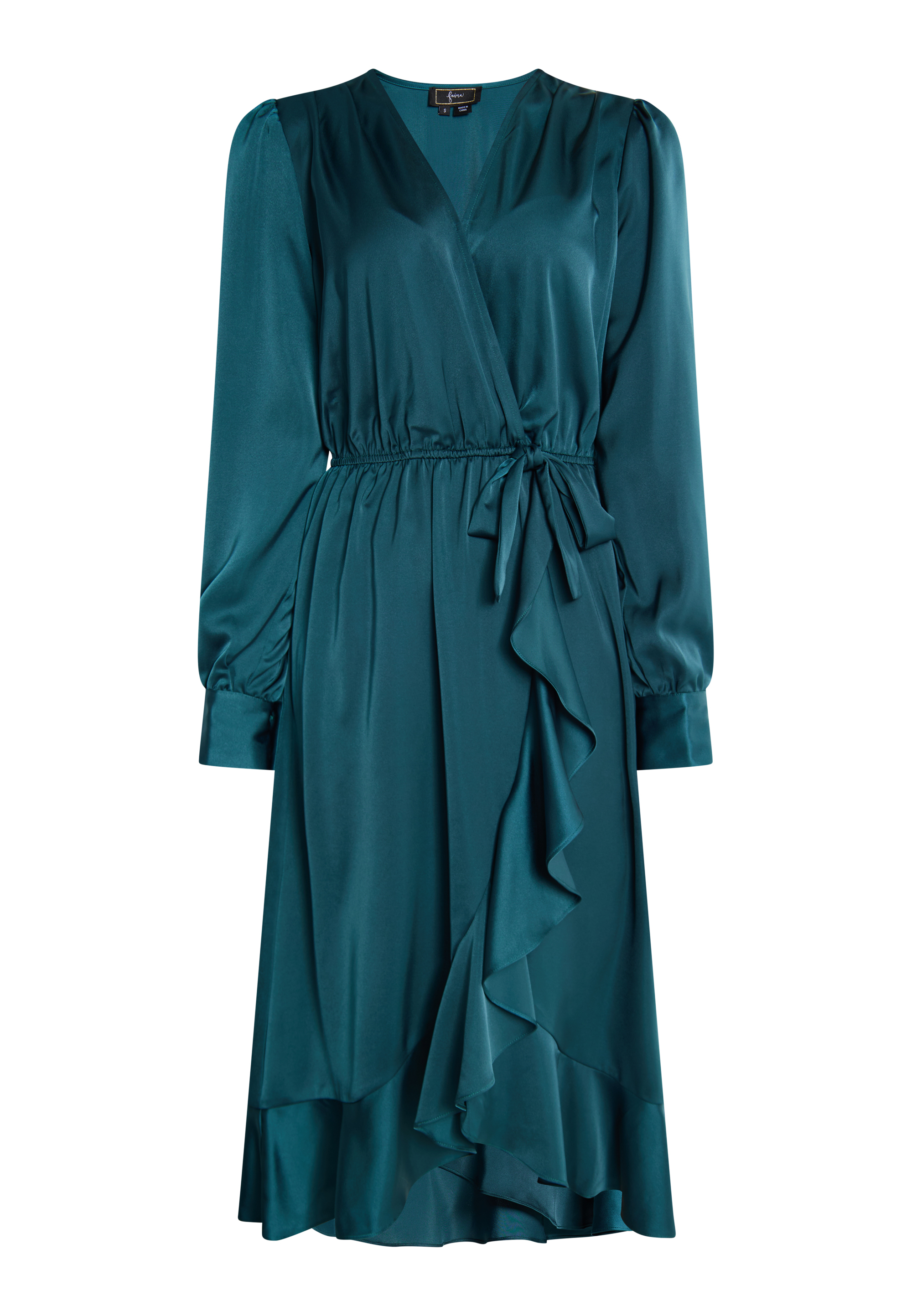 Платье faina Midi Langarm, цвет Smaragd