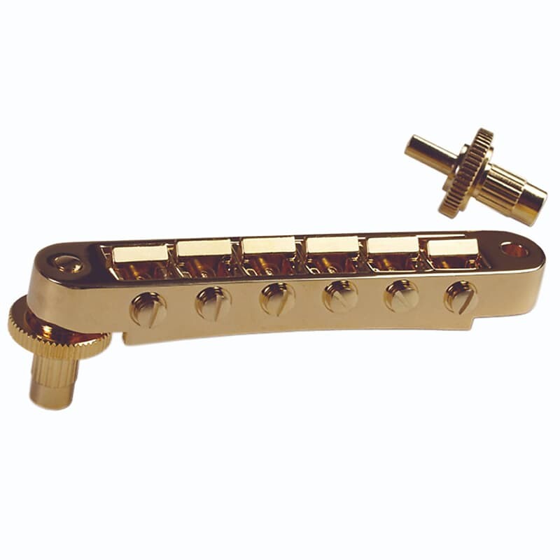 

Gibson Nashville Tune-O-Matic Бридж Золотой Nashville Tune-O-Matic Bridge ()