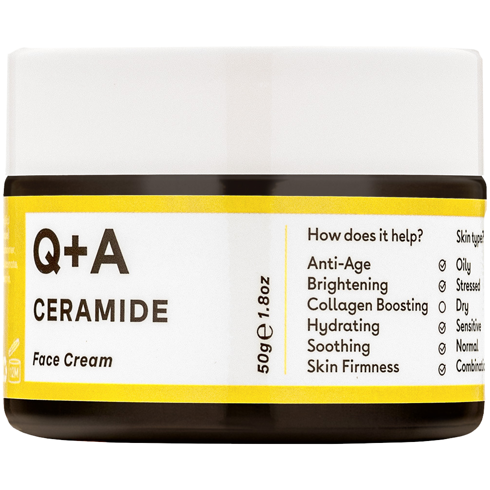 Q+A Ceramides крем для лица дневной, 50 г