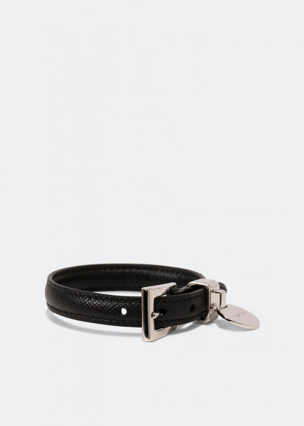 Prada saffiano hot sale dog collar