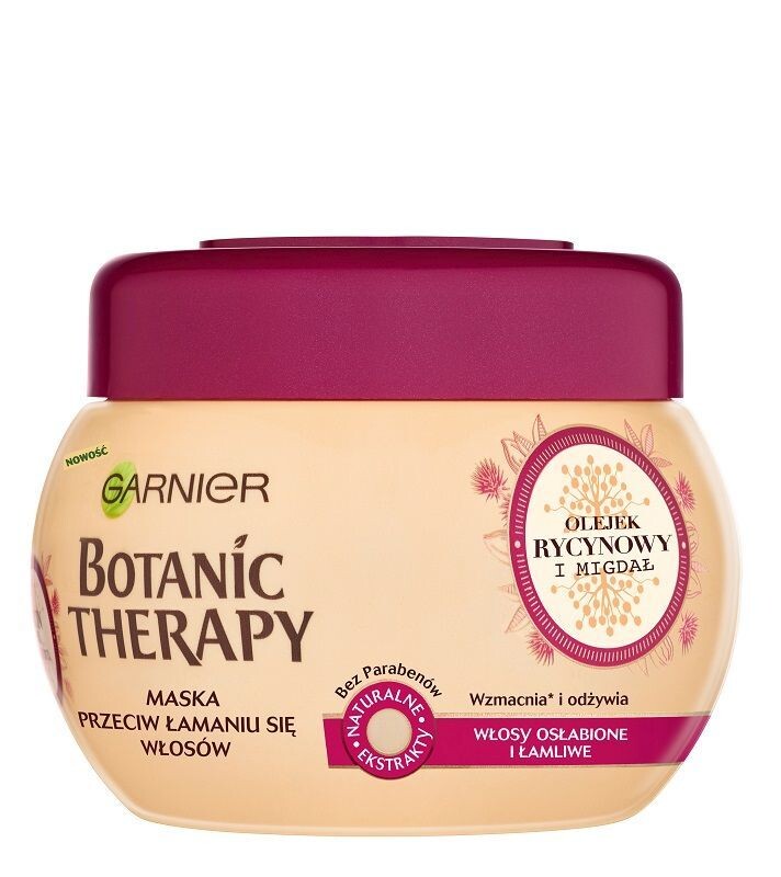 

Garnier Botanic Therapy Olejek Rycynowy i Migdał маска для волос, 300 ml