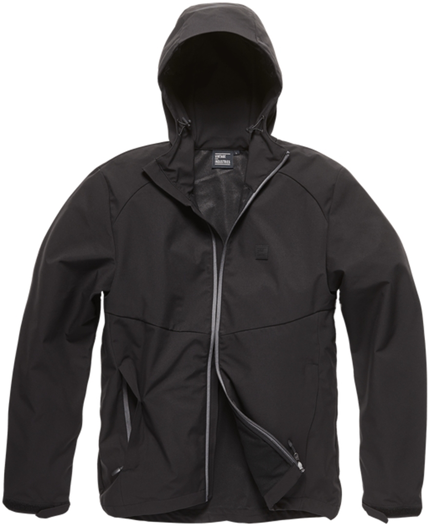 Куртка Vintage Industries Ather Softshell, черная