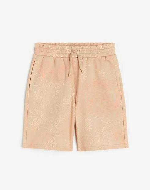 

Шорты с принтом узорчатый H&M Patterned, бежевый