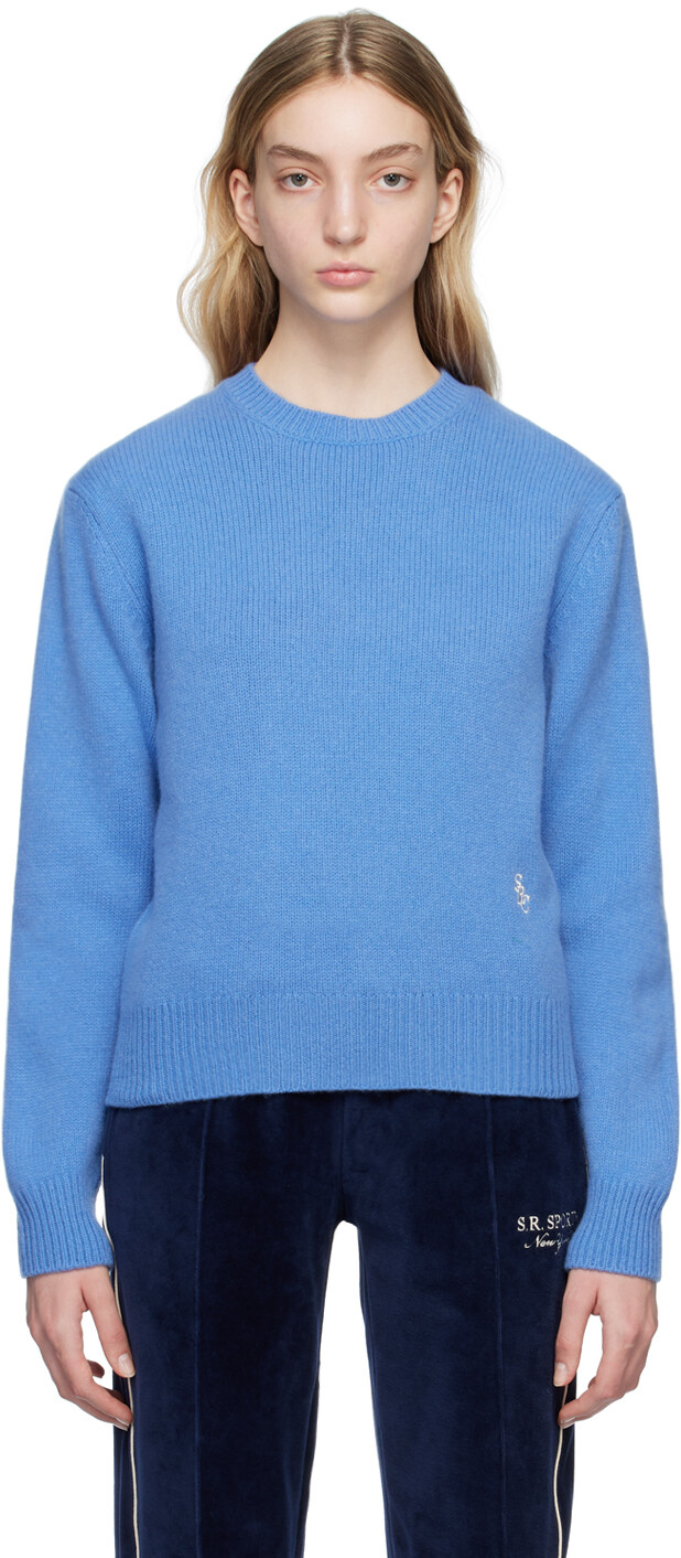 

Синий свитер \SRC\"" Sporty & Rich