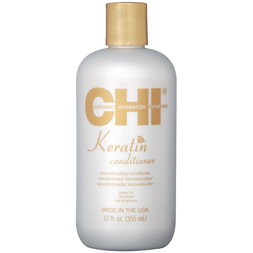 Chi Keratin регенерирующий кондиционер для волос, 355 мл кондиционер для волос chi keratin 946 мл