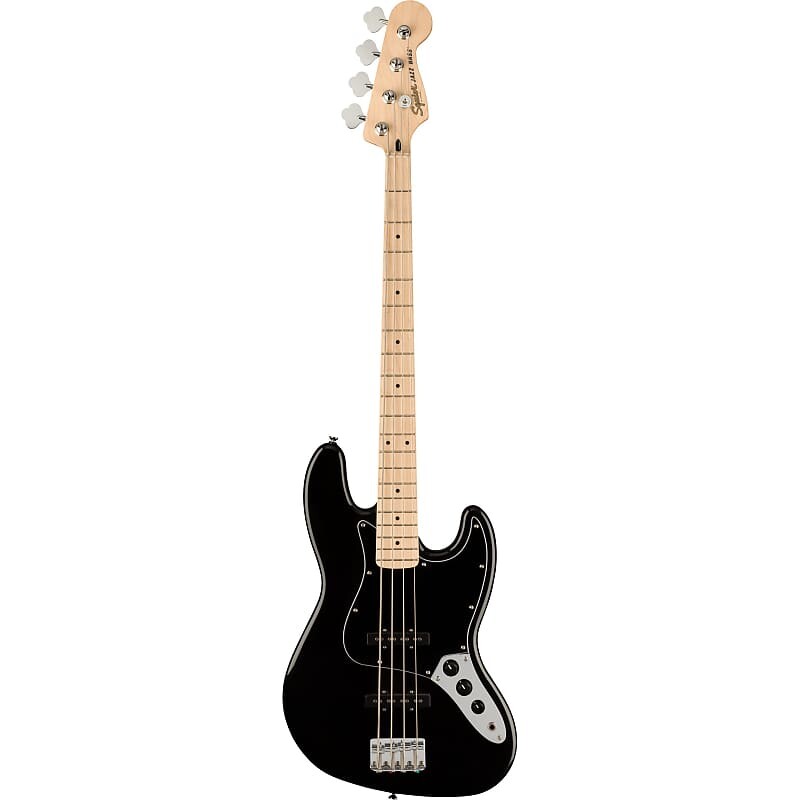 

Squier Affinity Jazz Bass Black с кленовым грифом Affinity Jazz Bass Black with Maple Neck