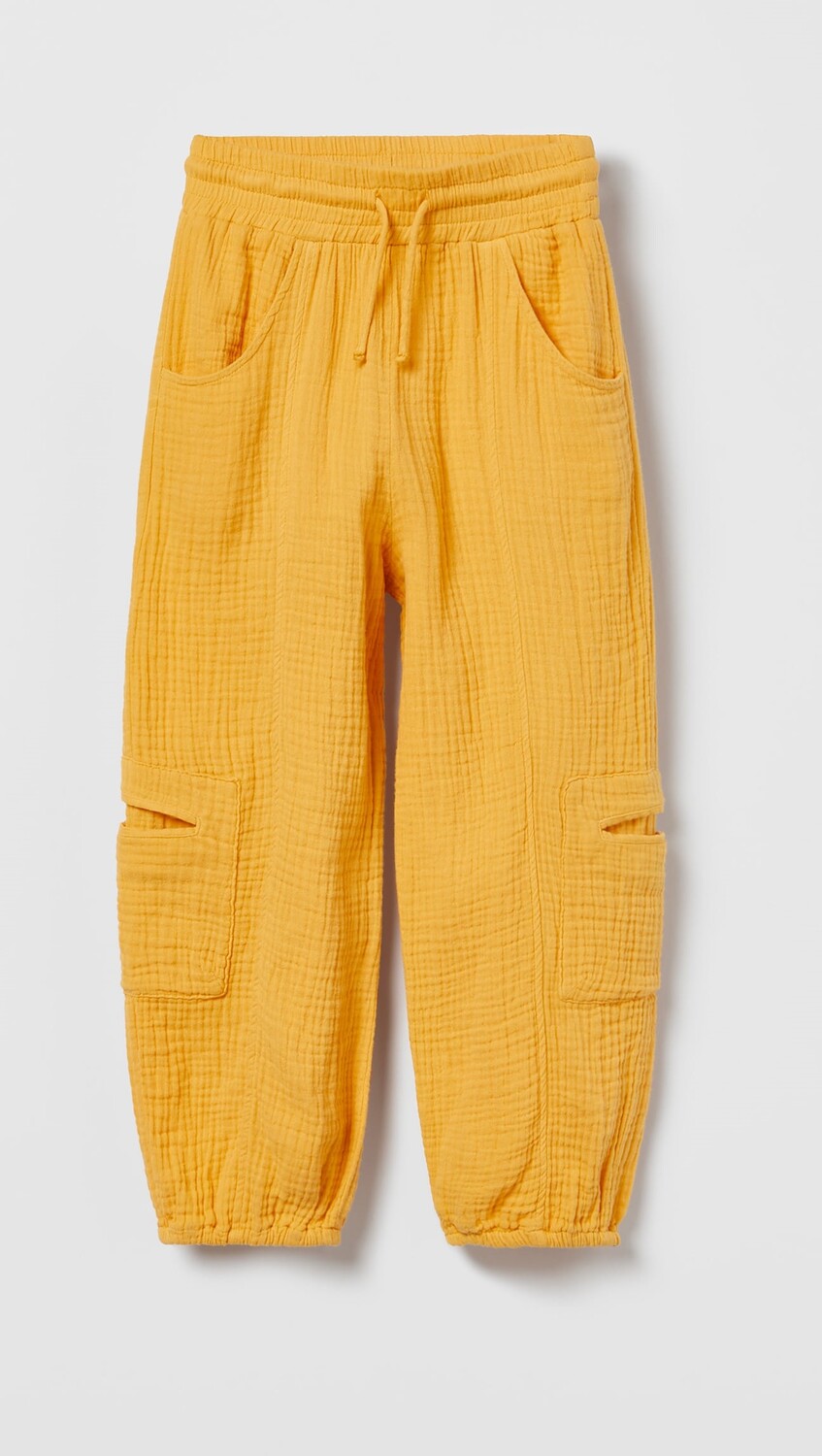 

Брюки Zara Textured, темно-желтый
