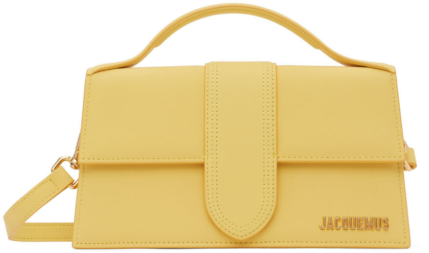 

Желтая сумка Le Papier ‘Le Grand Bambino’ с верхней ручкой Jacquemus